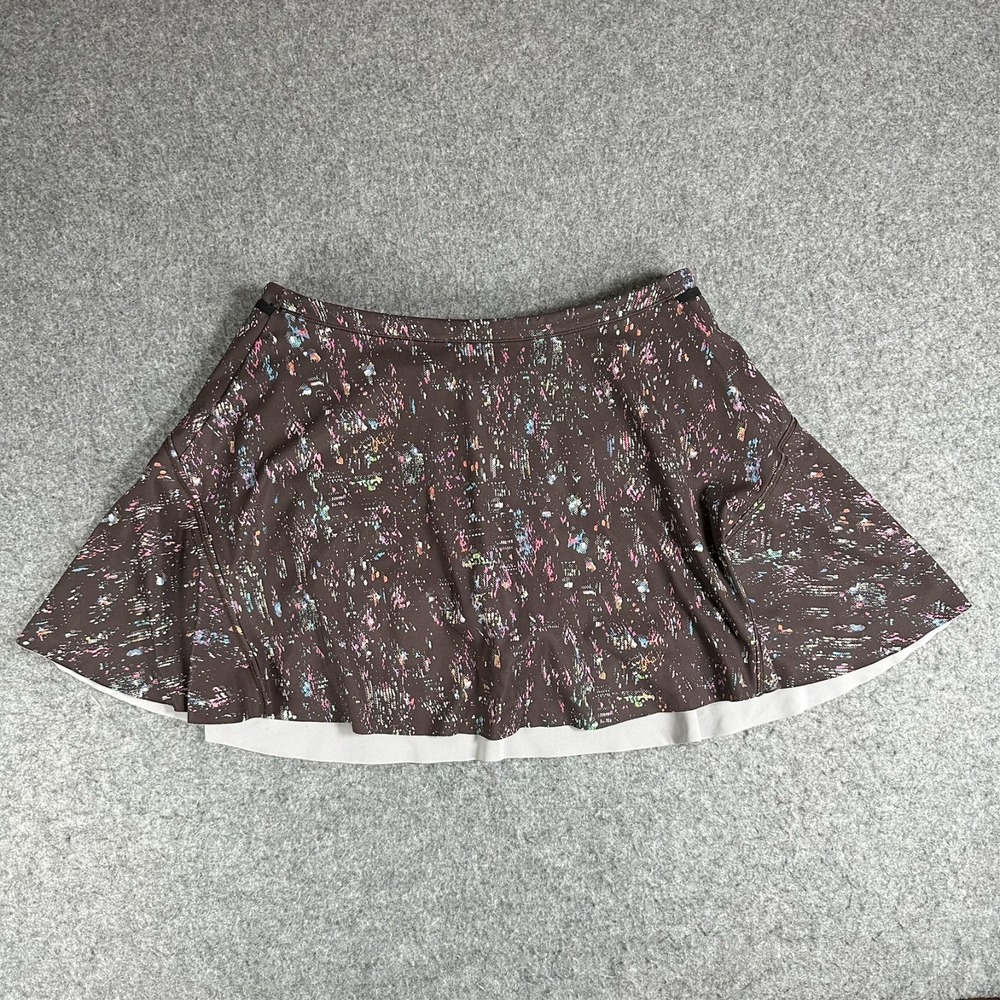 ATHLETA skort Match Point Printed tennis skirt- city lights print‎ size small